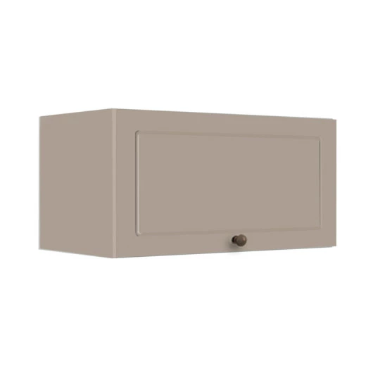 Módulo Armário Aéreo 70cm 1 Porta Basculante 100% MDF Cozinha Provence Robel Fendi/Fendi Matte