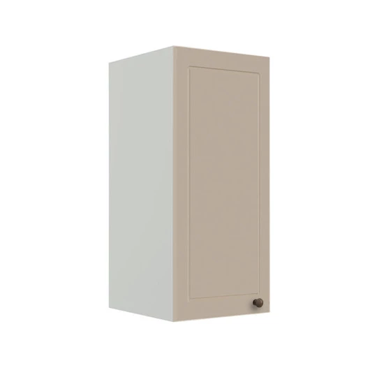 Módulo Armário Aéreo 68x30x34cm 1 Porta 100% MDF Cozinha Modulada Provence Robel Branco/Fendi Matte
