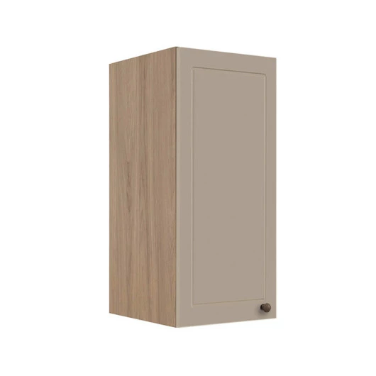 Módulo Armário Aéreo 68x30x34cm 1 Porta 100% MDF Cozinha Modulada Provence Robel Hanover/Fendi Matte