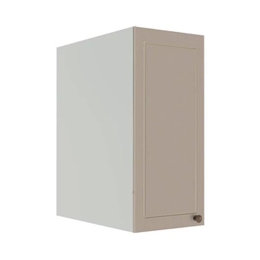 Módulo Armário Aéreo 68x35x56cm 1 Porta 100% MDF Cozinha Modulada Provence Robel Branco/Fendi Matte
