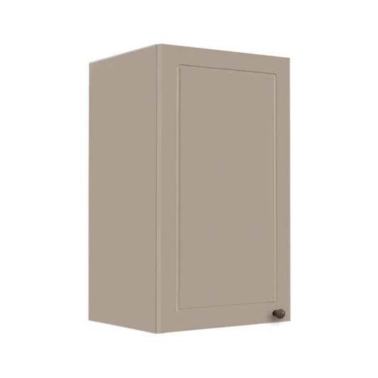 Módulo Armário Aéreo 68x40x34cm 1 Porta 100% MDF Cozinha Modulada Provence Robel Fendi/Fendi Matte