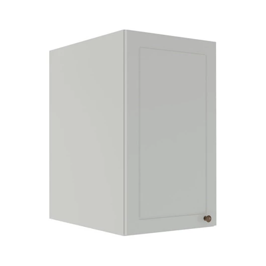 Módulo Armário Aéreo 68x40x56cm 1 Porta 100% MDF Cozinha Modulada Provence Robel Branco/Branco Matte