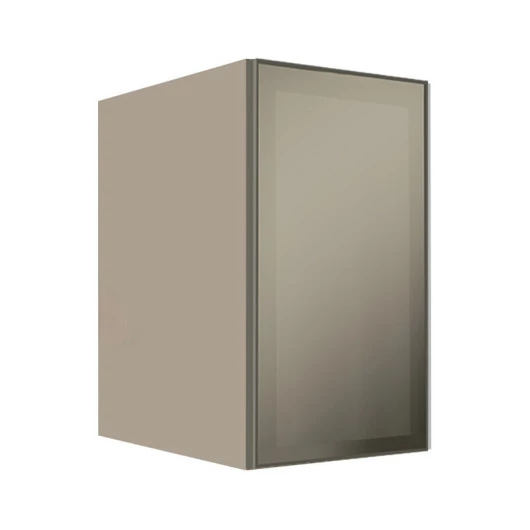 Módulo Armário Aéreo 68x40x56cm 1 Porta Vidro Reflecta Cozinha Modulada Robel Fendi