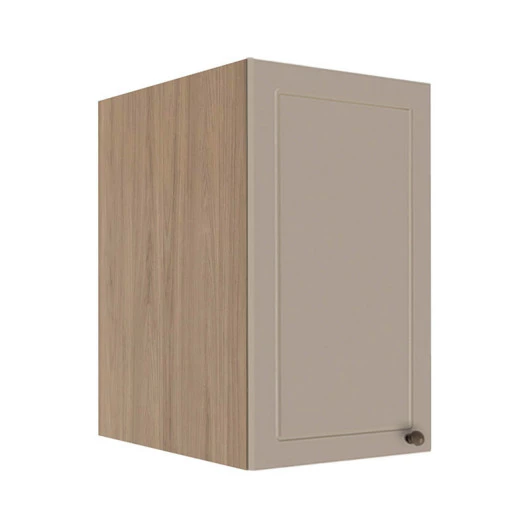Módulo Armário Aéreo 68x40x56cm 1 Porta 100% MDF Cozinha Modulada Provence Robel Hanover/Fendi Matte