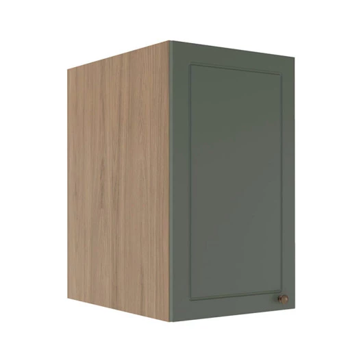 Módulo Armário Aéreo 68x40x56cm 1 Porta 100% MDF Cozinha Modulada Provence Robel Hanover/Sálvia Matte