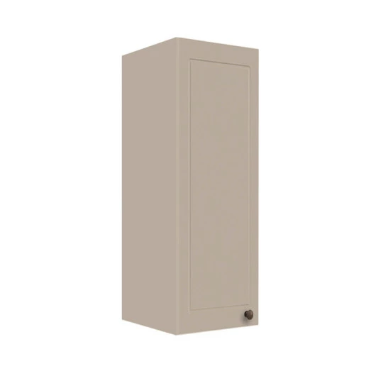 Módulo Armário Aéreo 88x30x34cm 1 Porta 100% MDF Cozinha Provence Robel Fendi/Fendi Matte