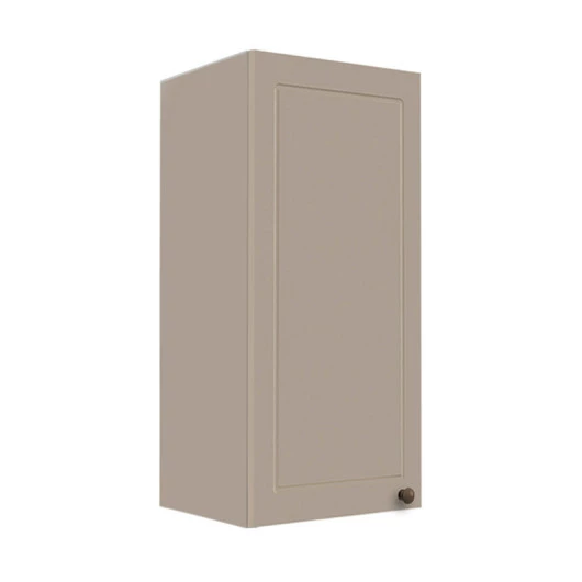 Módulo Armário Aéreo 88x40x34cm 1 Porta 100% MDF Cozinha Provence Robel Fendi/Fendi Matte