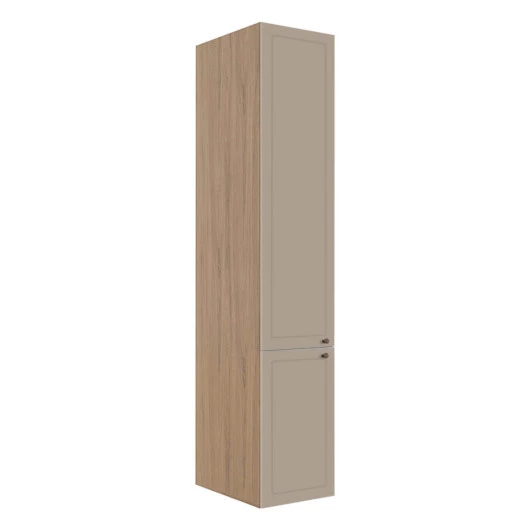 Módulo Paneleiro 208x40x56cm 2 Portas 100% MDF Cozinha Provence Robel Hanover/Fendi Matte
