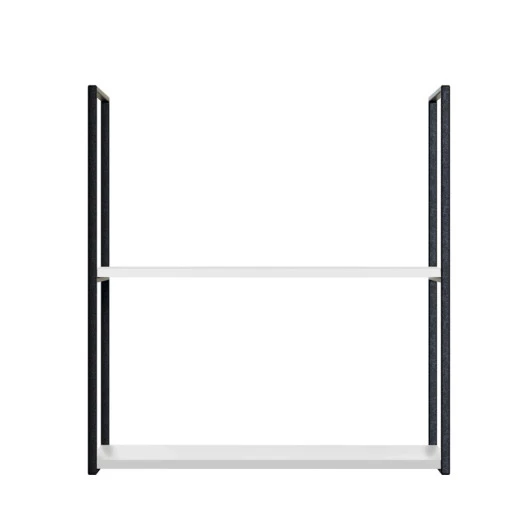 Módulo Nicho Metal 68x60x33cm 2 Prateleiras Cozinha Modulada Robel Branco