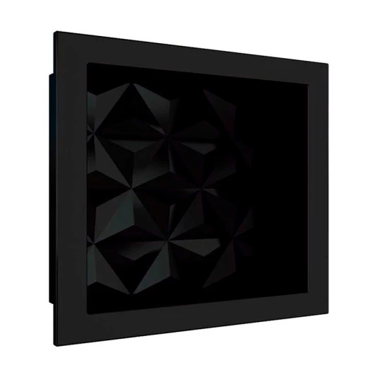 Nicho Para Banheiro 40x30X10 Mármore Sintético Cozimax Preto Textura