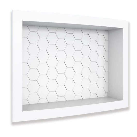 Nicho Para Banheiro 40x27x9.5 Termoplástico Cozimax Branco