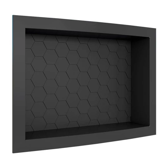Nicho Para Banheiro 40x27x9.5 Termoplástico Cozimax Preto