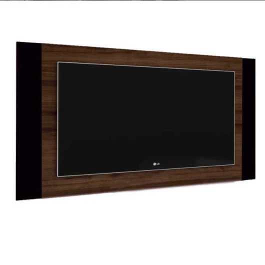 Painel Para TV Extensivo 1.40 a 1.80 Duetto Imcal Imbuia/Preto