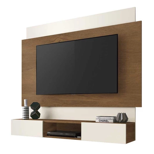 Painel Para TV até 55 Belize EDN Naturale/Off White
