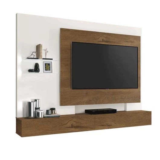 Painel Para TV até 55 Cairo EDN Naturale/Off White