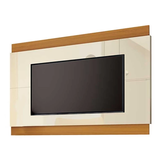 Painel Para TV 60 Polegadas Legacy 160cm EDN Off White/Cedro