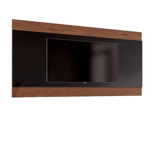 Painel Para TV até 65 Polegadas Merlot 180 EDN Preto/Naturale