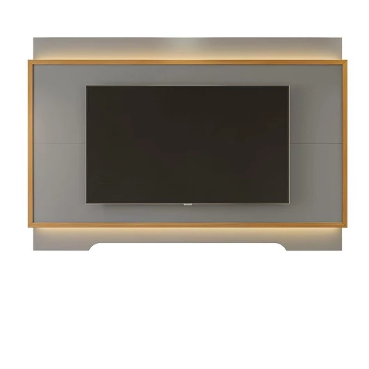 Painel Para TV 75 Polegadas Com LED 2.1 Koly EAX Móveis Cinza/Tauari