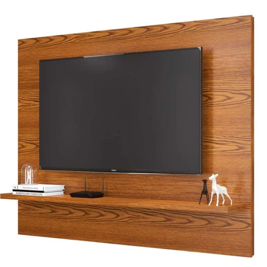 Painel Pequeno Para TV 46 Polegadas 137cm Topázio Patrimar Cumaru