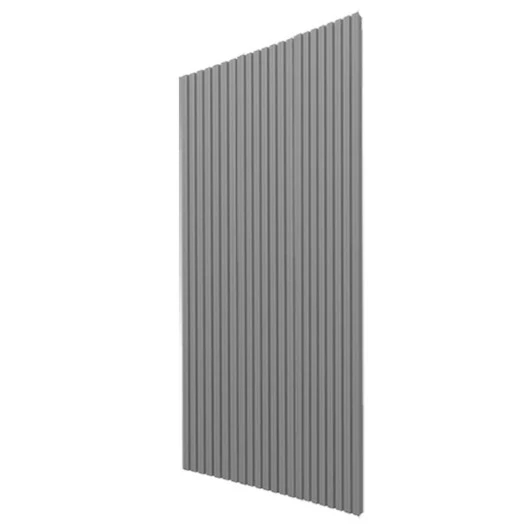 Placa Painel Ripado Nobre 150cm x 250cm Gelius Cinza