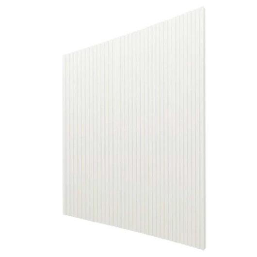 Placa Painel Ripado Nobre 250cm x 250cm Gelius Branco