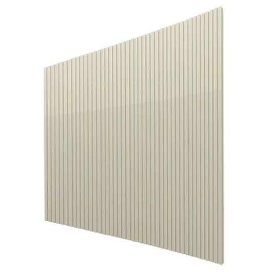 Placa Painel Ripado Nobre 300cm x 250cm Gelius Off White