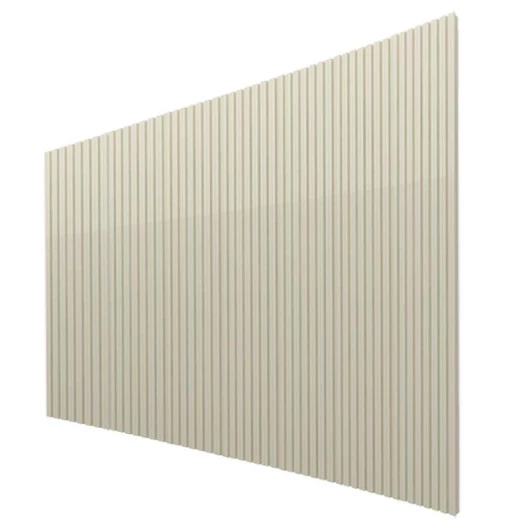 Placa Painel Ripado Nobre 350cm x 250cm Gelius Off White