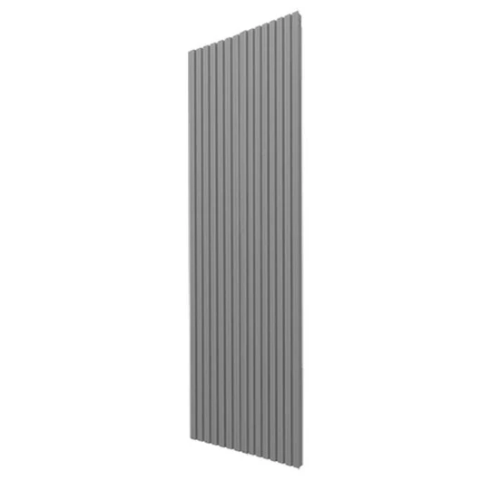 Placa Painel Ripado Nobre 100cm x 250cm Gelius Cinza