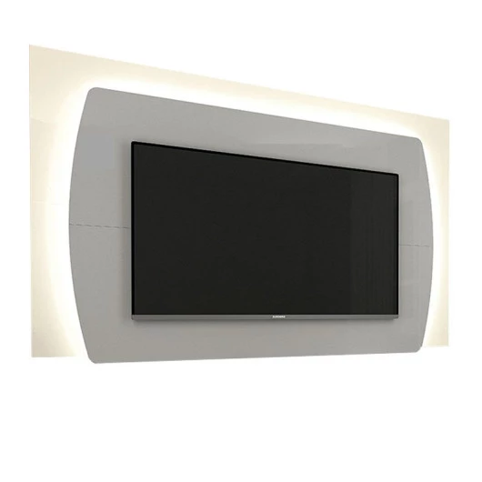Painel Para TV 70 Polegadas Sublime 1.8 Com LED Gelius Cinza/Off White