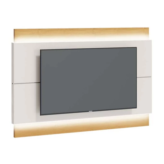Painel Para TV 50 Polegadas Com Led Classic 1.4 Imcal Off White/Nature