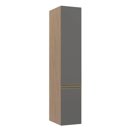 Módulo Paneleiro 40cm 2 Portas 100% MDF Cozinha Modulada Gold Robel Hanover/Cinza