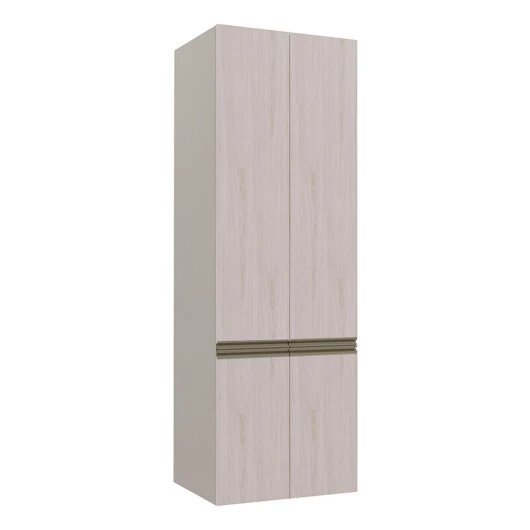 Módulo Paneleiro 70cm 4 Portas 100% MDF Cozinha Modulada Gold Robel Fendi/Aspen