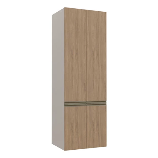 Módulo Paneleiro 70cm 4 Portas 100% MDF Cozinha Modulada Gold Robel Fendi/Hanover
