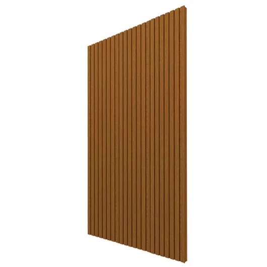 Placa Painel Ripado Nobre 150cm x 250cm Gelius Castanho
