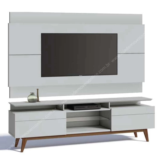 Rack com Painel Para TV Classic 2G Mais 2.2 Imcal Branco