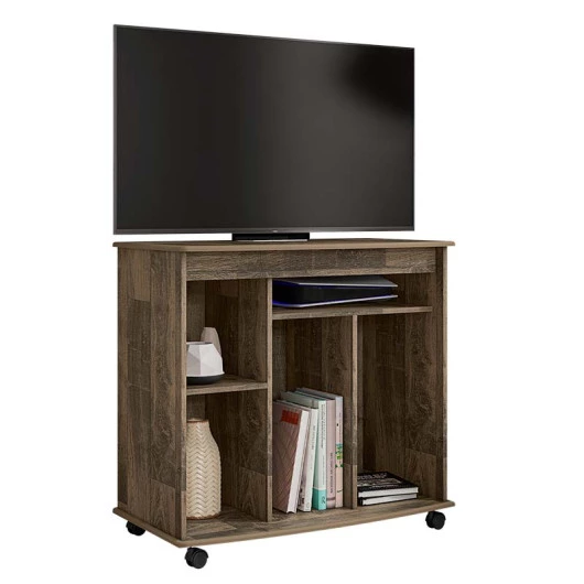 Rack Pequeno 90cm Para TV 32 Polegadas Madri RV Móveis Amadeirado