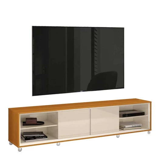 Rack Para TV 218cm 75 Polegadas Thor 2.2 EDN Cedro/Off White
