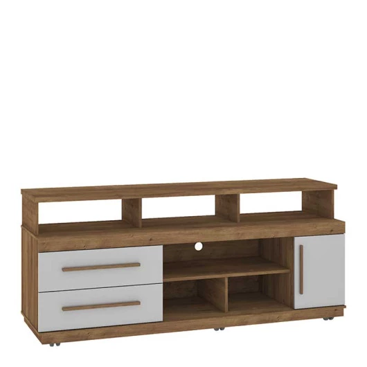 Rack Para Sala TV até 60 Torino Mirarack Canela/Off White