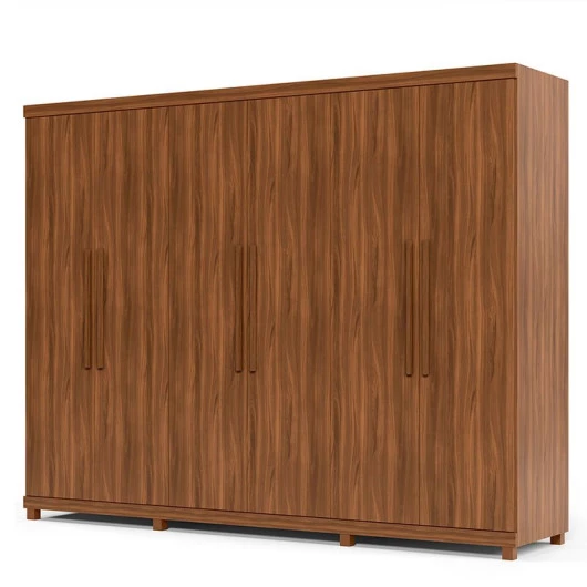 Guarda Roupa Casal 6 Portas Absolut Gelius Nogueira