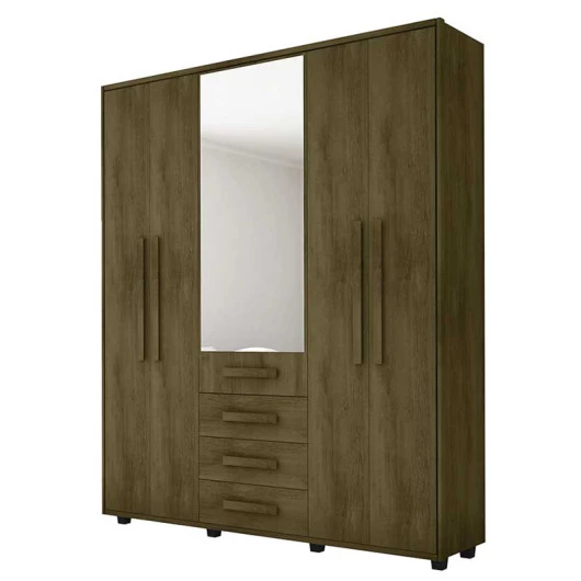 Guarda Roupa 6P 3G Las Vegas RV Móveis Imbuia