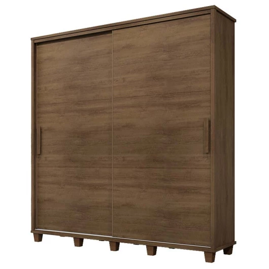 Guarda Roupa Casal 228cm Portas de Correr Monte Carlo RV Móveis Freijo