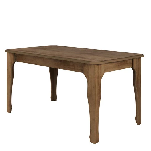 Mesa de Jantar Luis XV 160x80 Para 06 Lugares Onix RV Móveis Freijo