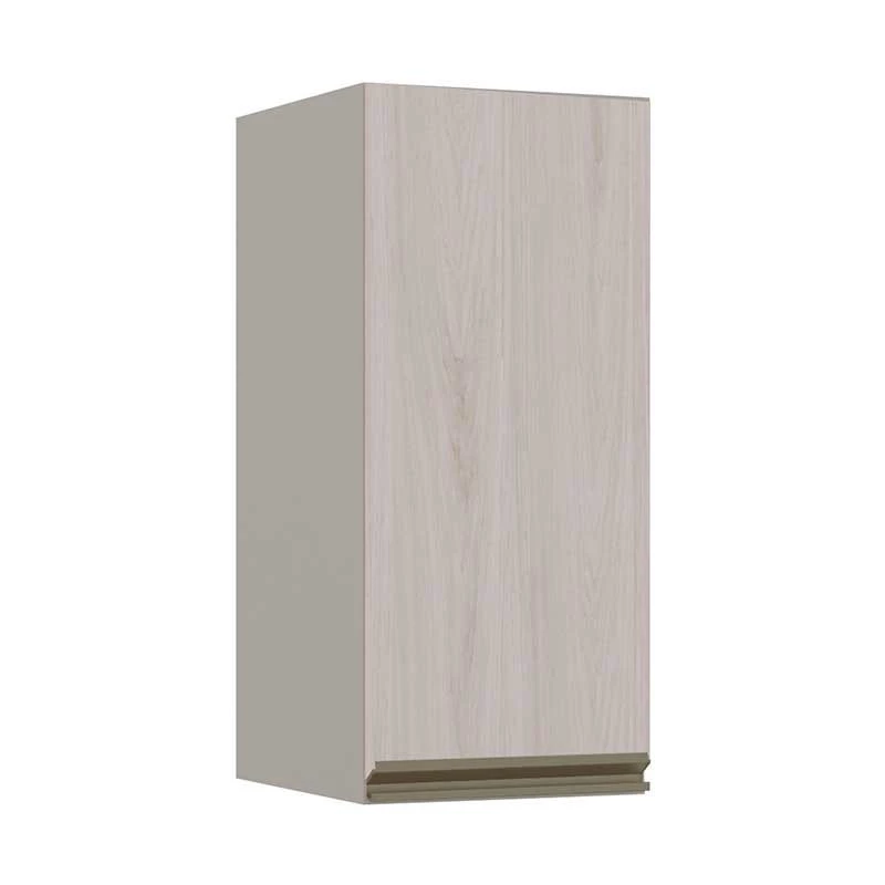 Módulo Armário Aéreo 68x30 1 Porta 100% MDF Cozinha Modulada Gold Robel Fendi/Aspen