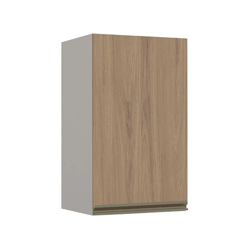 Módulo Armário Aéreo 68x40 1 Porta 100% MDF Cozinha Modulada Gold Robel Fendi/Hanover
