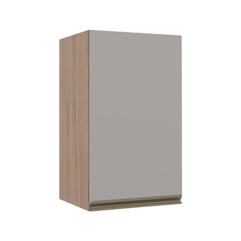 Módulo Armário Aéreo 68x40 1 Porta 100% MDF Cozinha Modulada Gold Robel Hanover/Fendi