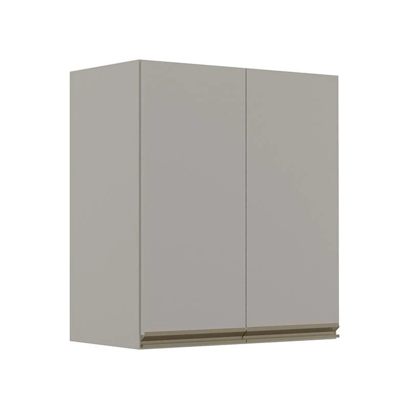 Módulo Armário Aéreo 68x60 2 Portas 100% MDF  Cozinha Modulada Gold Robel Fendi/Fendi
