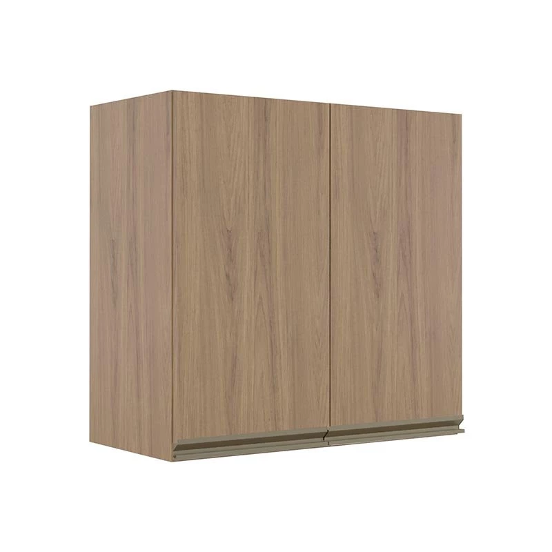 Módulo Armário Aéreo 68x70 2 Portas 100% MDF Cozinha Modulada Gold Robel Hanover/Hanover
