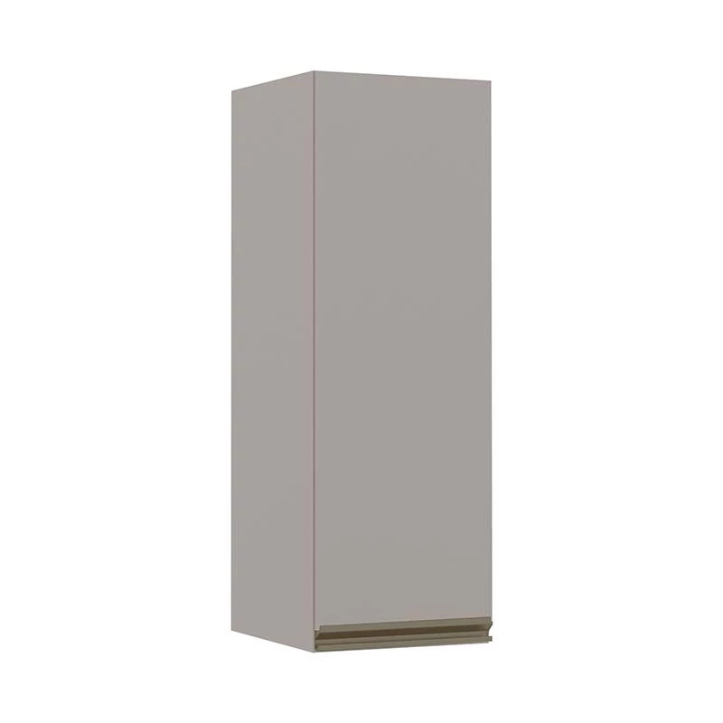 Módulo Armário Aéreo 88x30 1 Porta 100% MDF  Cozinha Modulada Gold Robel Fendi/Fendi
