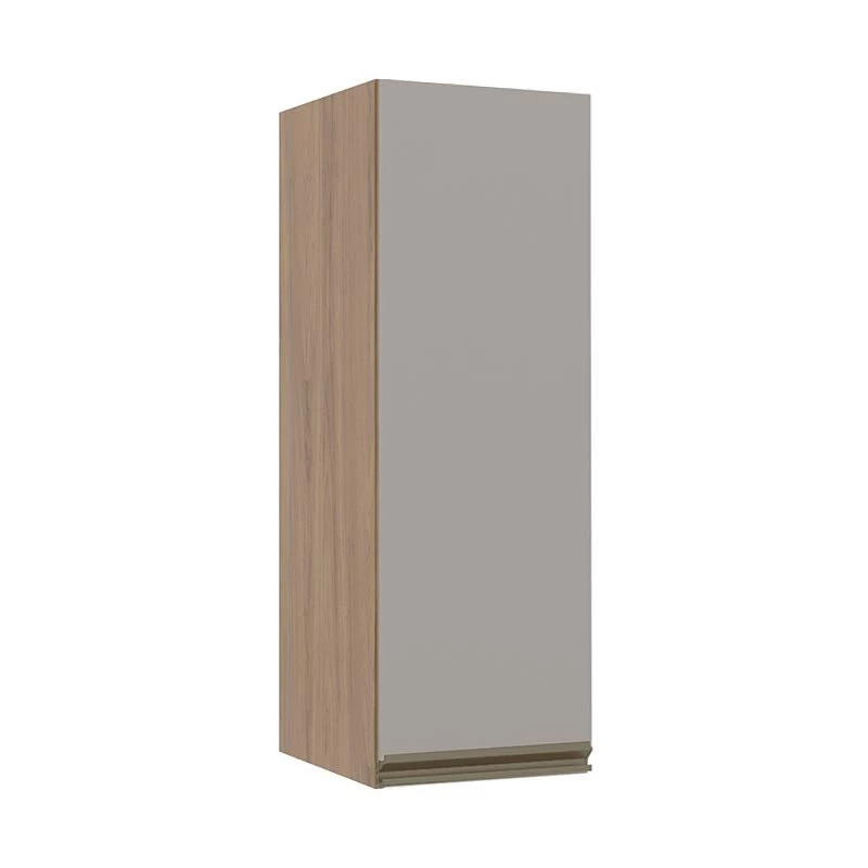 Módulo Armário Aéreo 88x30 1 Porta 100% MDF Cozinha Modulada Gold Robel Hanover/Fendi