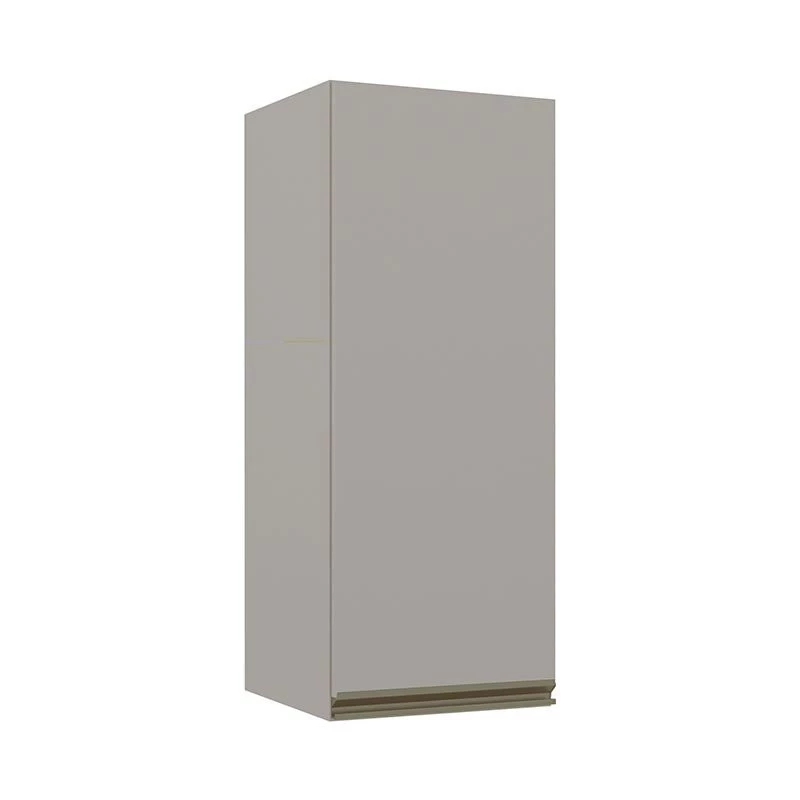 Módulo Armário Aéreo 88x35 1 Porta 100% MDF  Cozinha Modulada Gold Robel Fendi/Fendi